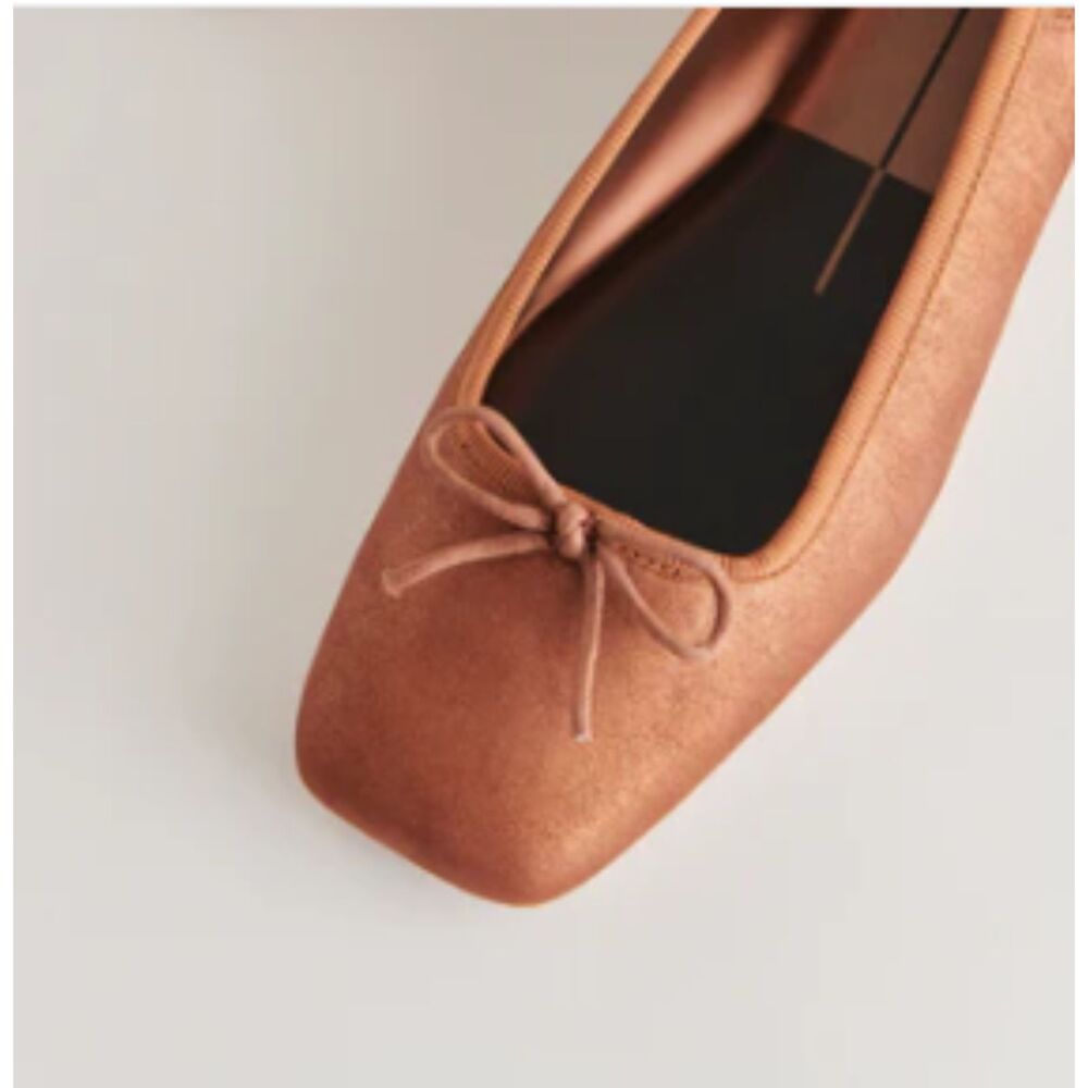 Dolce Vita Brown Flats with Bow Detail - Picture 10 of 10